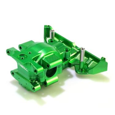 Imagem de TREAL 7075 Aluminum Front Gearbox Set - CNC Billet Upgrade Parts for Traxxas 1/16 Mini Maxx Mini XRT(Green)