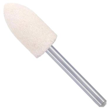 Imagem de Ponta Montada Feltro Lã 10Mm Cônica Haste 3Mm Polir Retifica