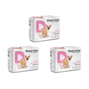 Imagem de Kit Fralda Higiênica Descartável Para Cachorro Fêmea P 36 unidades