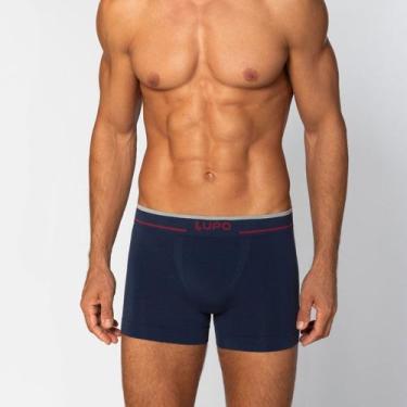 Imagem de Cueca Lupo Boxer Microfibra Sem Costura 733-004, Cinza mescla, G