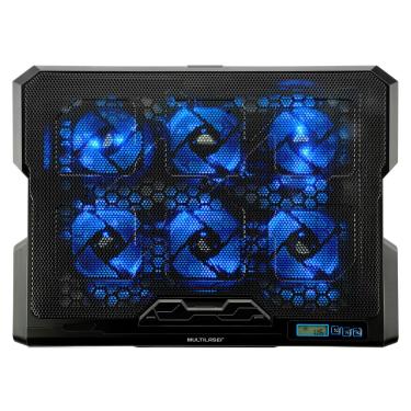 Imagem de Suporte para Notebook Multilaser AC282 - até 17 - com LED - 6 coolers