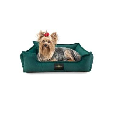 Imagem de Caminha Pet Tamanho M 60x50cm para Cachorro e Gato em Veludo Suede VER