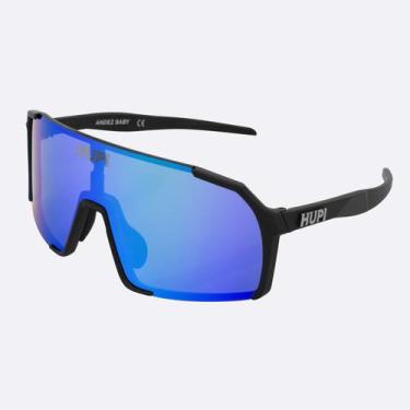 Imagem de Óculos de Sol HUPI Andez Baby Preto - Lente Verde Espelhado, Preto, Ve