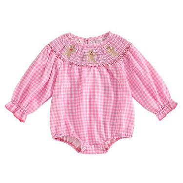 Imagem de Roupas: macacão de Natal para bebês recém-nascidos de Honganda, de 0 a