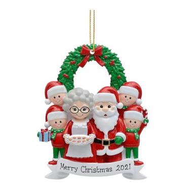 Imagem de Personalize enfeites em forma de enfeites de suspensão para decoração 