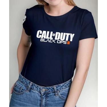 Imagem de Camiseta Camisa Adulto Feminina Masculina Algodão Gamer Jogo Call of D