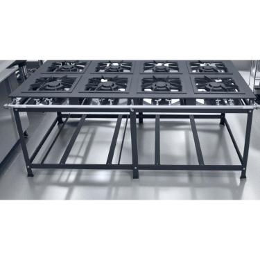Imagem de Fogão Industrial 8 Bocas Duplas 30x30 P7 Leona