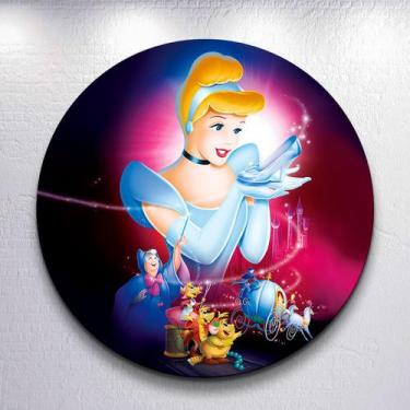 Imagem de Decoração com capa de painel festa princesa cristal mini e grande tama