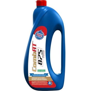 Imagem de AtCllor, Desinfetante com quartenário de Amônia para piscina, Concentrado, Sem cheiro, ComBat 875 Maxx, 1 Litro, Azul