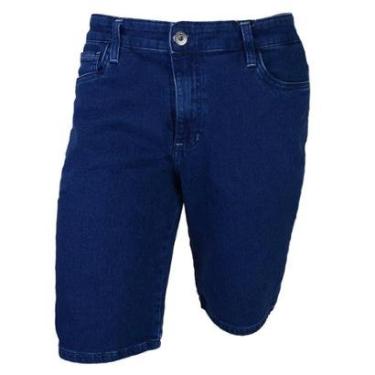Imagem de Bermuda Jeans Masculina Ouzzare Regular Azul - ZZ70663-Masculino