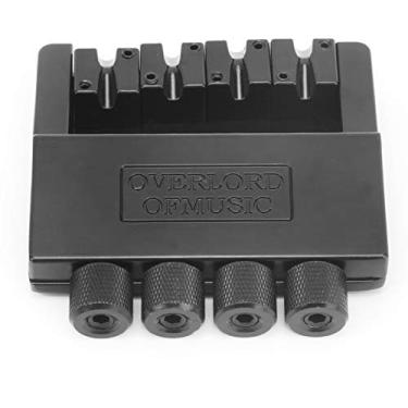 Imagem de RiToEasysports Ponte de Cordas de Baixo Elétrico Sem Cabeça de 4 Cordas Em Liga de zinco: Conjunto Completo de Acessórios de Música