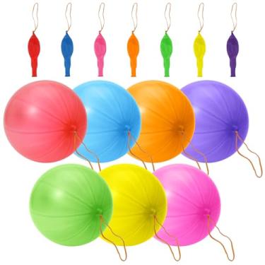 Imagem de 40 Pcs Punching Balloons, Thickened Heavy Duty Balloons for Birthday Party Decor, Neon Party Favors Supply, Durable TPU Bounce Balloon for Carnival Prizes and Outdoor Game