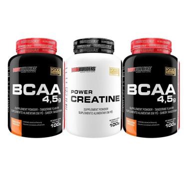 Imagem de Kit 2x BCAA 4.5 - 100g + Creatina 100g - Bodybuilders-Unissex