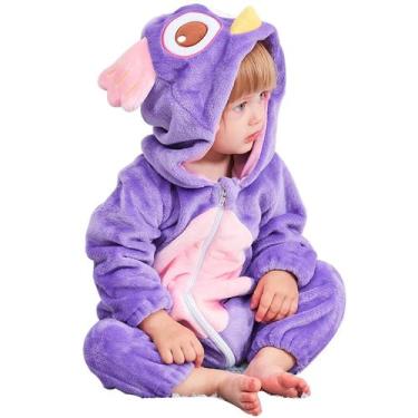 Imagem de Macacão unissex para bebês e animais, macacão infantil com capuz DarkC