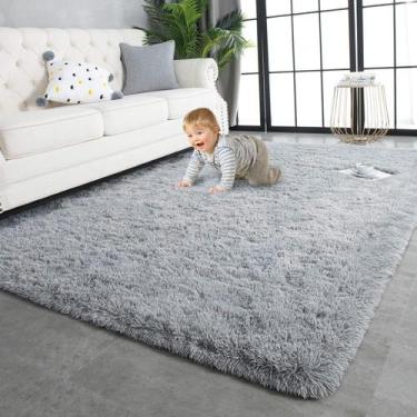 Imagem de Tapete TWINNIS 305x427 cm Super Soft Fluffy Grey Indoor
