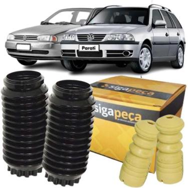 Imagem de 2 Kit Batente + Coifa Traseira Gol G2 Parati Saveiro Pointer - SIGA PE