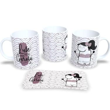 Imagem de Caneca Porcelana Homenagem Dia Internacional da Mulher 8 de Março (Lute como uma garota)