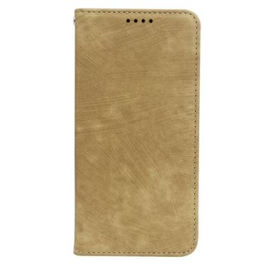 Imagem de FWYANZH Capa de couro para Xiaomi 17 Pro Max/17 Pro/17, carteira flip magnética com suporte para cartão, capa protetora à prova de choque, amarela, 17 Pro Max