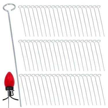 Imagem de Estacas Para Iluminação De Natal No Jardim | Decoração De Festa Para Relvado De 30 Cm - Suportes Para Luzes De Natal Em Caminhos | Para Jardim Caminho Passeio Entrada Alpendre Quintal