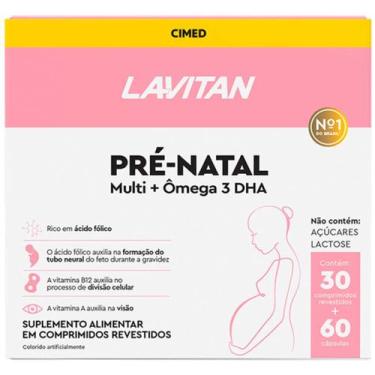 Imagem de Lavitan Pré-Natal Multi + Omega 3 DHA Cimed Gravidez