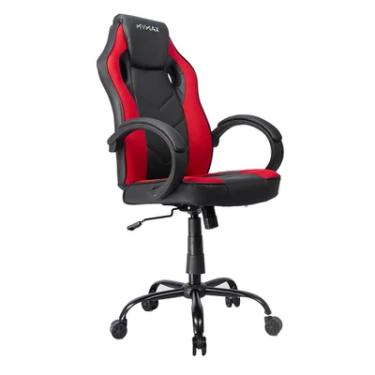 Imagem de Cadeira Gamer Mymax MX0, Peso Suportado até 120Kg, Giratória, Preto e Vermelho - Mgch-mx0/rd