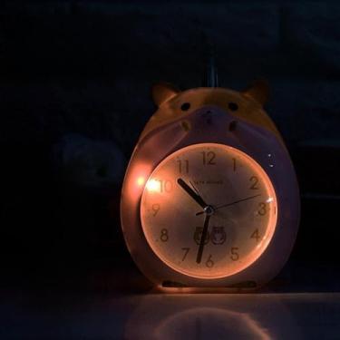 Imagem de Generic Despertador de Hamster de Desenho Animado Infantil Função Snooze Relógio de Aprendizagem Com Luz Noturna para Meninos e Meninas para Dormir Tranquilo e Atmosfera de Brincadeira (#4)