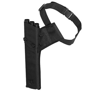Imagem de Mingzhe Quiver para Tiro Com, Suporte de Tubo de 3 Tubos Com Alça de Ombro e Cinto, Feito de Tecido Oxford e PVC, ótimo para Prática de Tiro Ao Alvo e Treinamento, Tubos Separados
