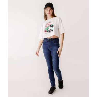 Imagem de Blusa Cropped Feminina Manga Curta Mickey Disney-14020, Off white, M