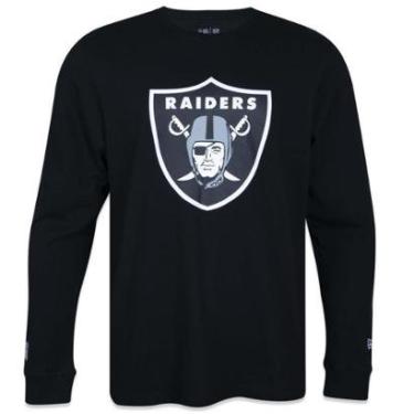 Imagem de Camiseta Manga Longa NFL Las Vegas Raiders Core New Era Masculino-Masculino