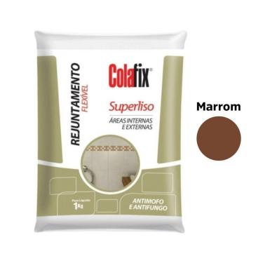 Imagem de Rejunte Colafix Flexível 1kg - Marrom
