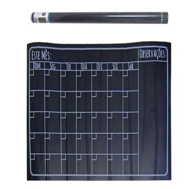 Imagem de Lousa Calendario Adesivo Quadro Planner Mensal Semanal