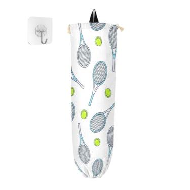 Imagem de Dispensador de saco de compras colorido para equipamentos esportivos, organizador de sacolas para armazenamento de sacolas plásticas de cozinha, dispensador de sacolas plásticas de cozinha