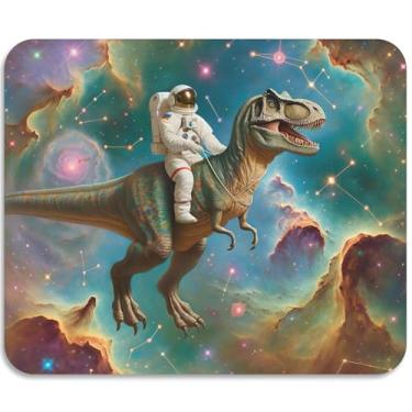 Imagem de Astronaut t Rex Space Galaxy Escorredor de pratos de secagem rápida tapete decorativo balcão de cozinha decoração 39,9 cm x 30 cm