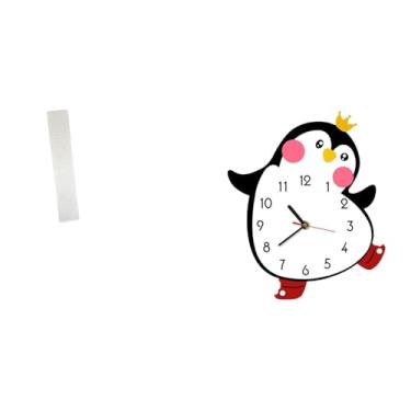 Imagem de Whtkoph Abajur de Parede de Madeira com Desenho de Pinguim para Sala de Estar, Decorativo, Fofo, Funciona a Bateria, Multifuncional.