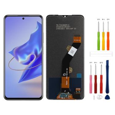 Imagem de SwarKing Substituição de tela LCD compatível com ZTE Blade A35E Touch Screen Digitalizador Assembléia com ferramentas de reparo