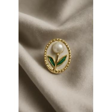 Imagem de Brinco E0017 Semi Joia Banhada a Ouro 18K