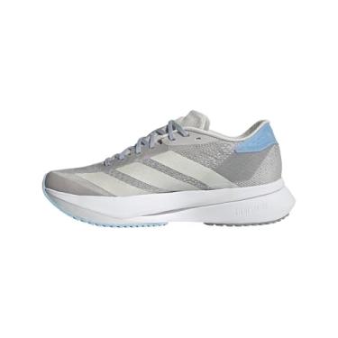 Imagem de adidas Tênis feminino Ftwwht/Zeromt/Dshgry Adizero SL2 W FTWR whiteZero met./Dash Grey 37 EUA, Cinza/Zero Metálico/Azul, 9 Wide