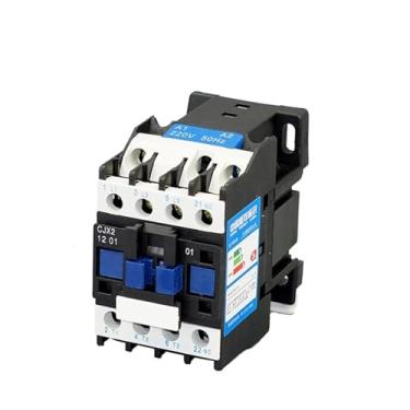 Imagem de NHJLFKSA Contator CA CJX2-12 LC1-D12 Série CJX2 Contator elétrico 12A (AC220V)