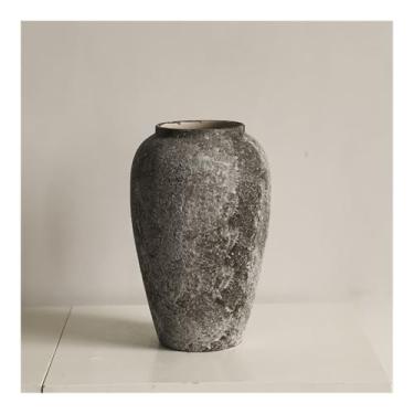 Imagem de Vaso de cerâmica pequeno decoração sala de estar arranjo de flores retrô vaso de flores secas vasos de flores