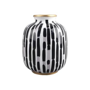 Imagem de Vasos Simples Cerâmica Interior Arranjo de Flores Casa Sala de Estar Restaurante Ornamentos de Mesa Vaso de Mesa