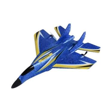 Imagem de Avião De Controle Remoto RC De Espuma 2.4G Com Iluminação Legal Para M