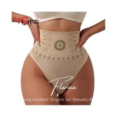 Imagem de Calcinha Modeladora De Cintura Alta Sem Costura Para Mulheres Flarixa,