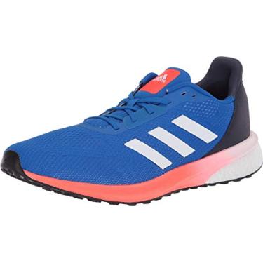 Imagem de adidas Tênis de corrida masculino Astrarun, Azul Glória/Branco Ftwr/Vermelho Solar, 44