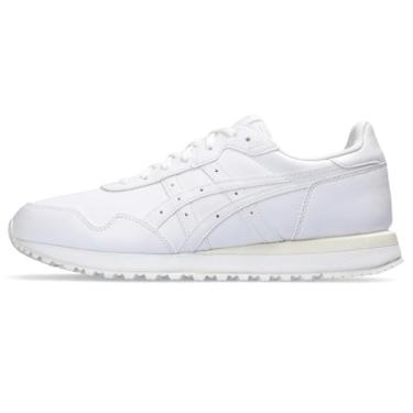 Imagem de ASICS Tênis esportivo feminino Tiger Runner II, Branco/Branco, 14.5