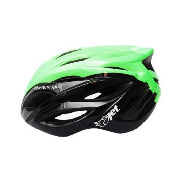 Imagem de Capacete Ciclismo Com Led Jet Hornet Bike Ventilado MTB Speed Ajuste T