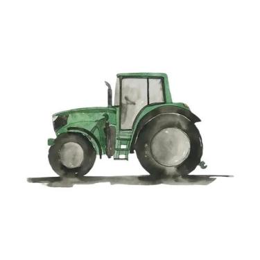 Imagem de Decoração Para Quarto Infantil, Pôster De Carro De Brinquedo Em Aquare