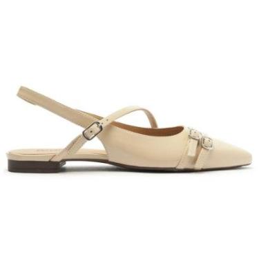 Imagem de Sapatilha Slingback Fivela Dupla  AnaCapri Feminina-Feminino
