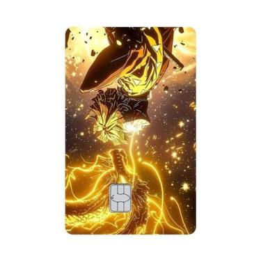 Imagem de Adesivos De PVC Para Cartão De Crédito Anime DIY Nezuko Tanjirou Tomio