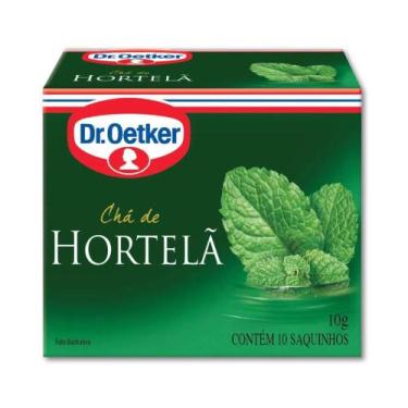 Imagem de Chá de Hortelã Dr. Oetker Caixa 18g - 10 Saquinhos