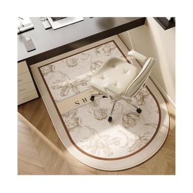 Imagem de Tapete para cadeira de escritório - suporte antiderrapante, fácil de limpar, à prova de som - projetado para pisos de madeira, azulejo e carpete - Tapetes deslizantes para movimento e proteção sem